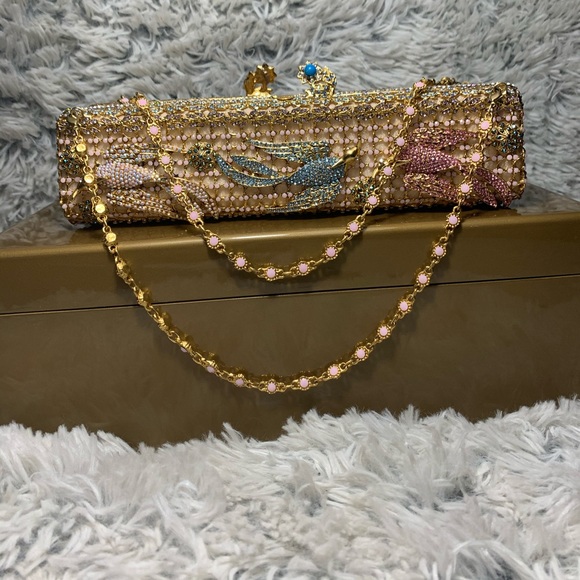 Edidi Crystal Mesh Clutch - Picture 3 of 6